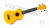 Укулеле Сопрано Baton Rouge NU1-S YELLOW Укулеле Сопрано Baton Rouge NU1-S YELLOW